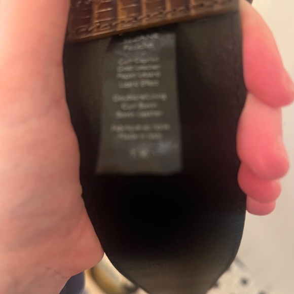 Sezane Tan Leather Belt Timeless Accessory - Picture 3 of 3